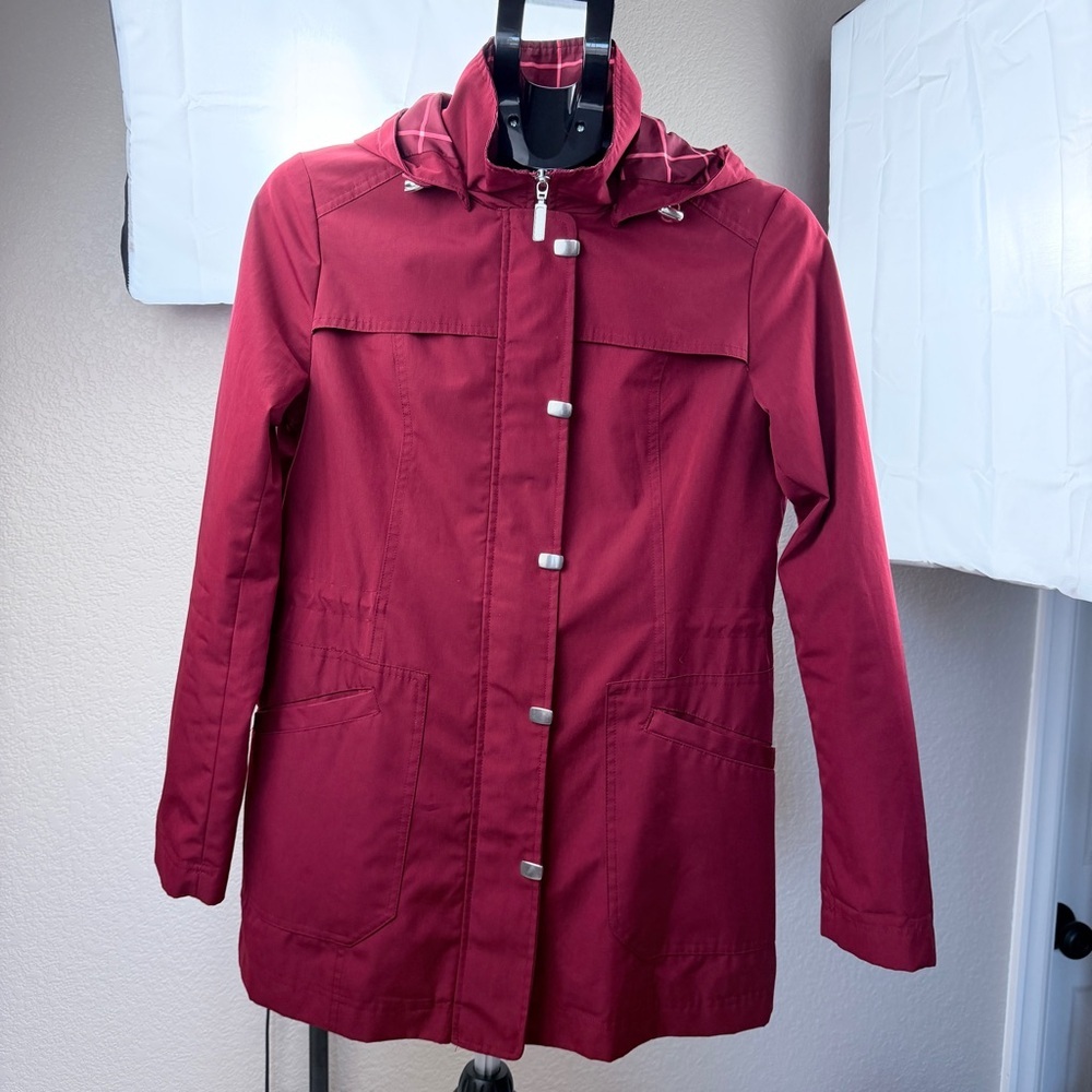Sears Canada Women's Deep Red Rain Jacket